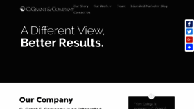 What Cgrantandcompany.com website looked like in 2017 (6 years ago)