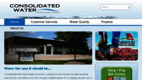 What Consolidatedwater.com website looked like in 2017 (6 years ago)