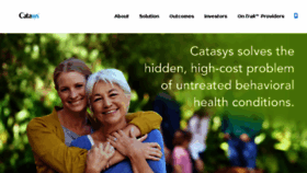 What Catasyshealth.com website looked like in 2017 (6 years ago)