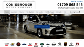 What Conisbroughmotorcompany.co.uk website looked like in 2017 (6 years ago)