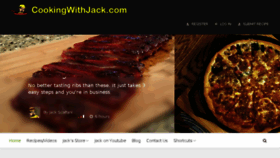 What Cookingwithjack.com website looked like in 2017 (6 years ago)