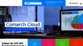What Comarch-cloud.pl website looked like in 2017 (6 years ago)