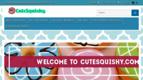 What Cutesquishy.com website looked like in 2017 (6 years ago)