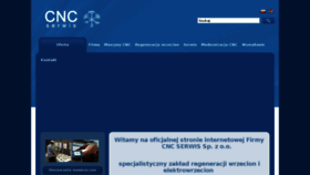 What Cncserwis.eu website looked like in 2017 (6 years ago)