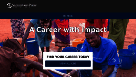 What Careers.samaritanspurse.org website looked like in 2017 (6 years ago)