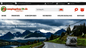 What Campingshop.eu website looked like in 2017 (6 years ago)