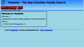 What Chadmin.thebaycfc.org website looked like in 2017 (6 years ago)