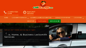 What Callorange.com website looked like in 2017 (6 years ago)