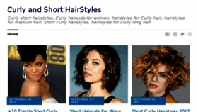What Curlyshorthairstyles.wordpress.com website looked like in 2017 (6 years ago)