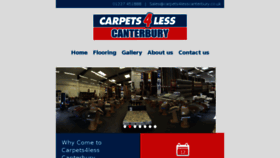 What Carpets4lesscanterbury.co.uk website looked like in 2017 (6 years ago)
