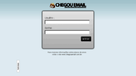 What Chegouemail.net.br website looked like in 2017 (6 years ago)