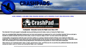 What Crashpads.com website looked like in 2017 (6 years ago)
