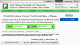 What Chelyabinsk.stom-firms.ru website looked like in 2017 (6 years ago)