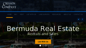 What Crissonrealestate.com website looked like in 2017 (6 years ago)