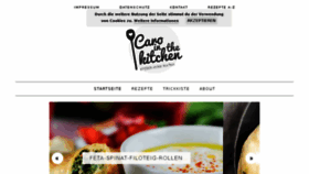 What Carointhekitchen.com website looked like in 2017 (6 years ago)