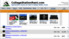 What Collegestationrent.com website looked like in 2017 (6 years ago)