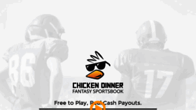 What Chickendinner.net website looked like in 2017 (6 years ago)