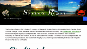 What Cfasouthern.org website looked like in 2017 (6 years ago)