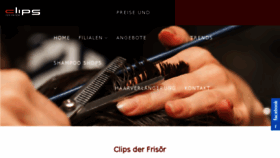 What Clips-frisoer.de website looked like in 2017 (6 years ago)