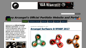 What Coryarcangel.com website looked like in 2017 (6 years ago)
