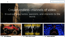 What Churn.tv website looked like in 2017 (8 years ago)