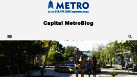 What Capmetroblog.com website looked like in 2017 (6 years ago)
