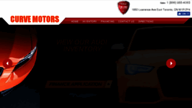 What Curvemotors.com website looked like in 2017 (6 years ago)