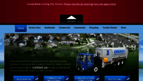 What County-waste.com website looked like in 2017 (6 years ago)