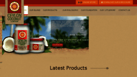 What Ceyloncoconutcompany.com website looked like in 2017 (6 years ago)