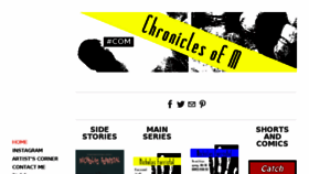 What Chroniclesofm.com website looked like in 2017 (6 years ago)