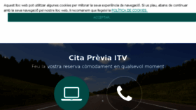 What Citaprevia.cat website looked like in 2017 (6 years ago)