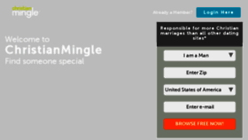 What Christianmingle.com website looked like in 2017 (6 years ago)