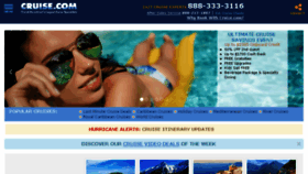 What Cruise.com website looked like in 2017 (6 years ago)