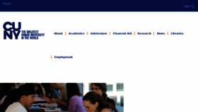 What Cuny.edu website looked like in 2017 (6 years ago)