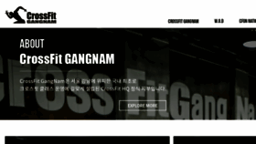 What Crossfitgn.com website looked like in 2017 (6 years ago)