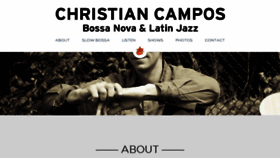 What Christiancampos.com website looked like in 2017 (6 years ago)