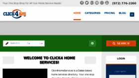 What Click4homeservices.com website looked like in 2017 (6 years ago)