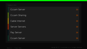 What Cccamserver.co.uk website looked like in 2017 (6 years ago)