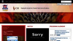 What Csi.csc.gov.ph website looked like in 2017 (6 years ago)