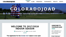 What Coloradojoad.org website looked like in 2017 (6 years ago)