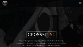 What Crossfit51.com website looked like in 2017 (6 years ago)