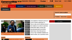 What Cameroonweb.com website looked like in 2017 (6 years ago)