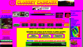 What Clossetcadeaux.be website looked like in 2017 (6 years ago)