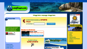 What Campeggio.com website looked like in 2017 (8 years ago)