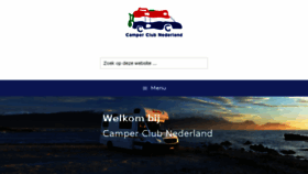 What Camperclubnederland.nl website looked like in 2017 (6 years ago)