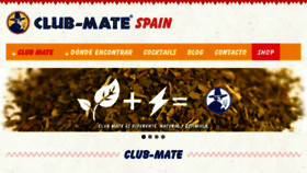 What Clubmate.es website looked like in 2017 (6 years ago)