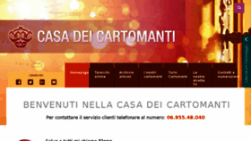 What Casadeicartomanti.it website looked like in 2017 (6 years ago)