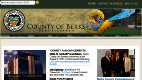 What Co.berks.pa.us website looked like in 2017 (6 years ago)