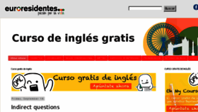 What Curso-gratis-ingles.euroresidentes.com website looked like in 2017 (6 years ago)