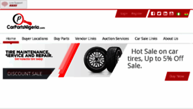 What Carpartsnigeria.com website looked like in 2017 (6 years ago)